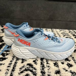 Hoka Gaviota 4 Women's Everyday Running Shoe - Blue Fog / Plein Air - Size 10